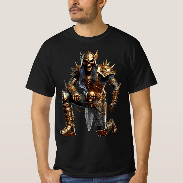 Camiseta Golden Metal Sting Man  (Frente)