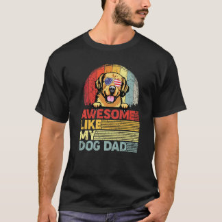 Camiseta Golden Retriever Angustiado Incrível Como Meu Cach
