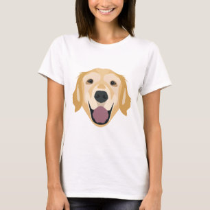 Camiseta Golden retriever da ilustração