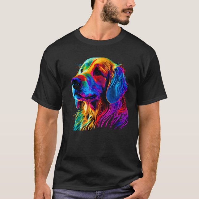 Camiseta Golden Retriever Designer (Frente)