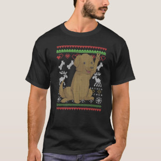 Camiseta Golden Retriever Dog Santa Claus Ugly Christmas Pa