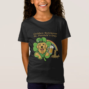 Camiseta Golden Retriever engraçado no Dia de São Patrício 