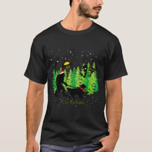 Camiseta Golden Retriever Engraçado Pé Grande Natal Alien O
