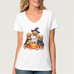 Camiseta Golden Retriever Halloween