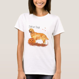 Camiseta Golden Retriever Halloween