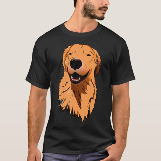 Camiseta Golden Retriever High Quality (Frente)