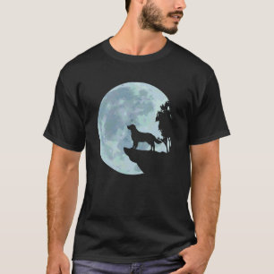 Camiseta Golden Retriever Lua Cheia Melhores Cães Amam Pres