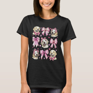 Camiseta Golden Retriever Mãe de Cachorro Menina Coquete La