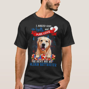 Camiseta Golden Retriever Melhor Amigo Para a Vida Eu Pedi 