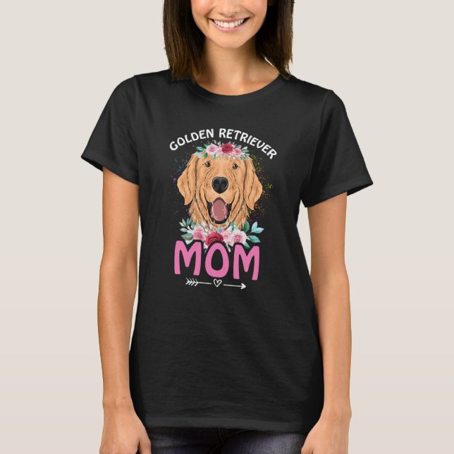 Camiseta Golden Retriever Mom Dogs & Owners Costume (Frente)