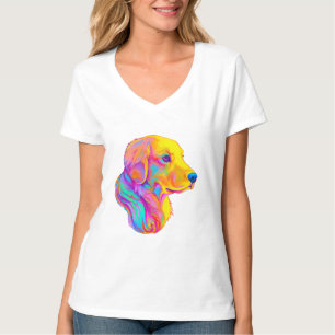 Camiseta Golden retriever nas cores