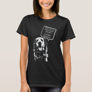 Camiseta Golden Retriever Para Mulheres de Ideias & Golden