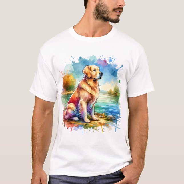 Camiseta Golden Retriever T-shirt (Frente)