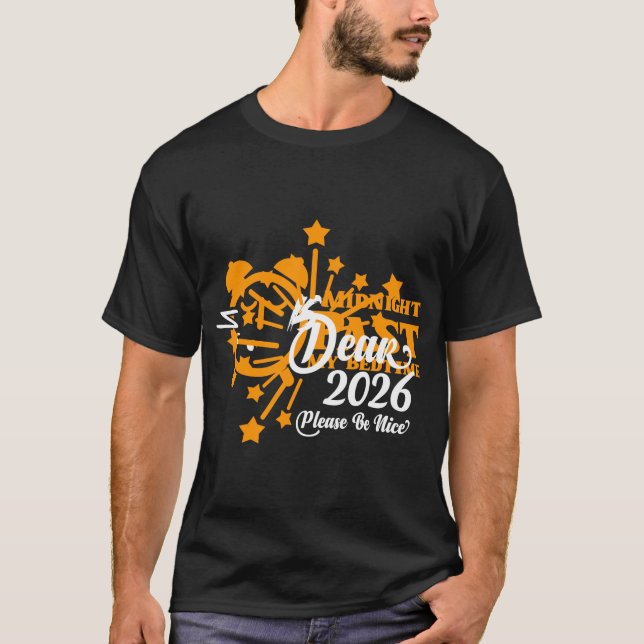 Camiseta "Golden Starburst" Festive Firework Celebration (Frente)