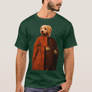 Camiseta Goldendoodle Cachorro Distinguindo Animais de Cach
