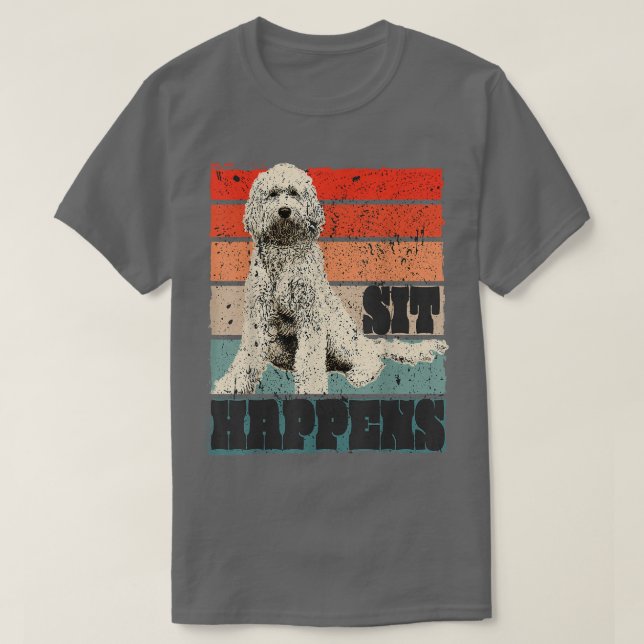 Camiseta Goldendoodle e Labradoodle cão mãe é engraçado diz (Frente do Design)