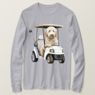 Camiseta Goldendoodle Labradoode Dog Pai Dift Golfing