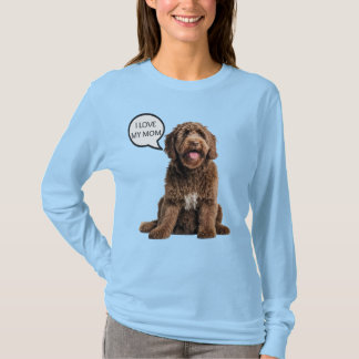 Camiseta Goldendoodle Labradoodle Dog Mães Presente