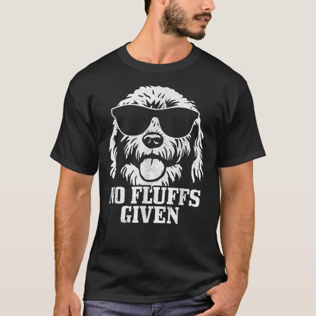 Camiseta Goldendoodle Labradoodle No Fluffs The Dood Funny  (Frente)