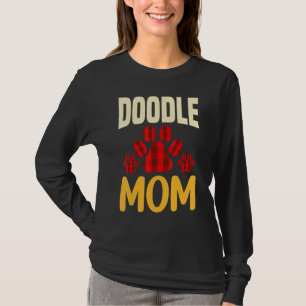 Camiseta Goldendoodle Mamãe Doodle Mãe Cachorro Bonito