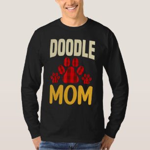 Camiseta Goldendoodle Mamãe Doodle Mãe Cachorro Bonito