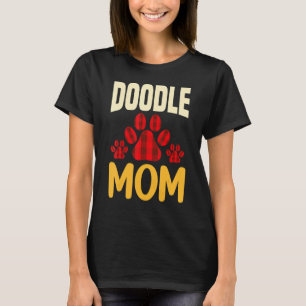 Camiseta Goldendoodle Mamãe Doodle Mãe Cachorro Bonito