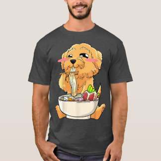 Camiseta Goldendoodle Shirt Goldendoodle Ramen Noodles Kawa