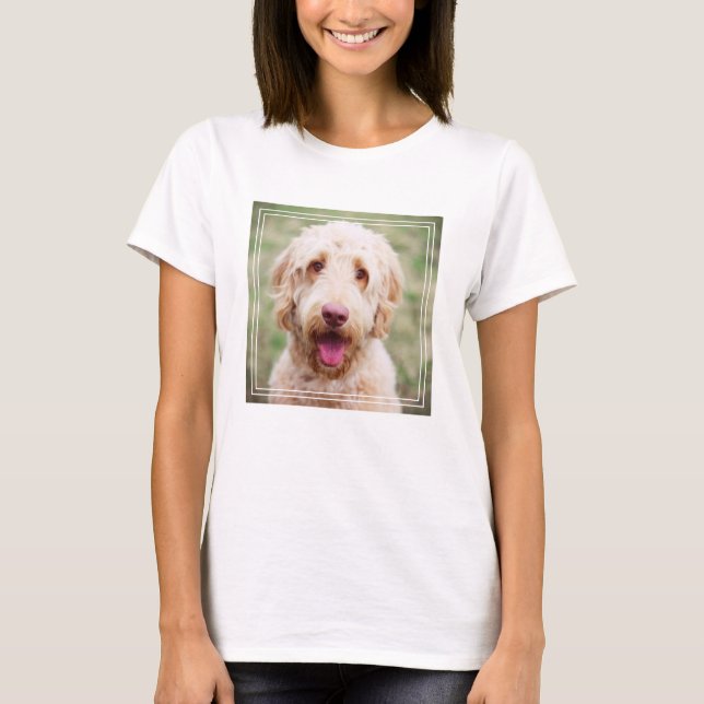 Camiseta Goldendoodle sorrindo (Frente)
