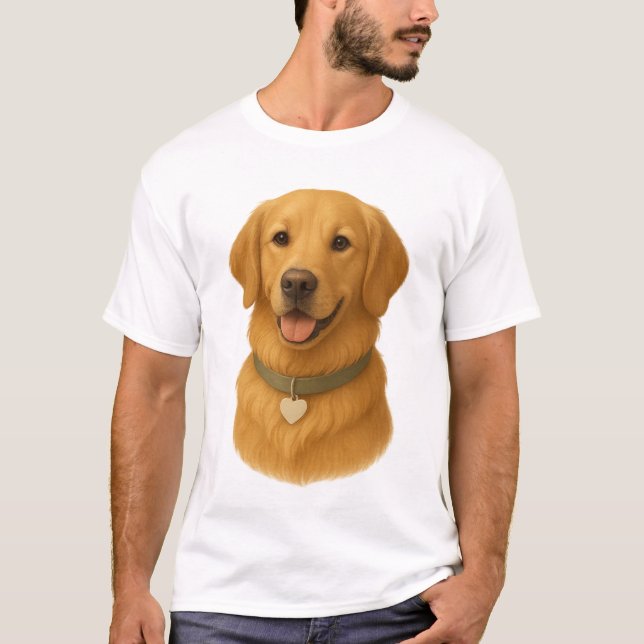 Camiseta GoldenPaws (Frente)