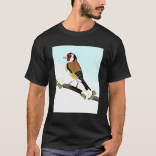 Camiseta Goldfinch Bird Songbird Birdwatcher Biólogo