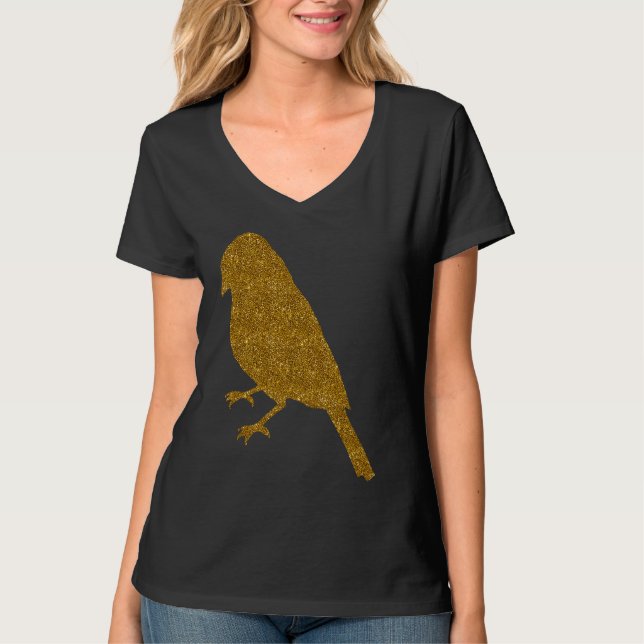 Camiseta Goldfinch  For Women Girl Passerine Bird (Frente)