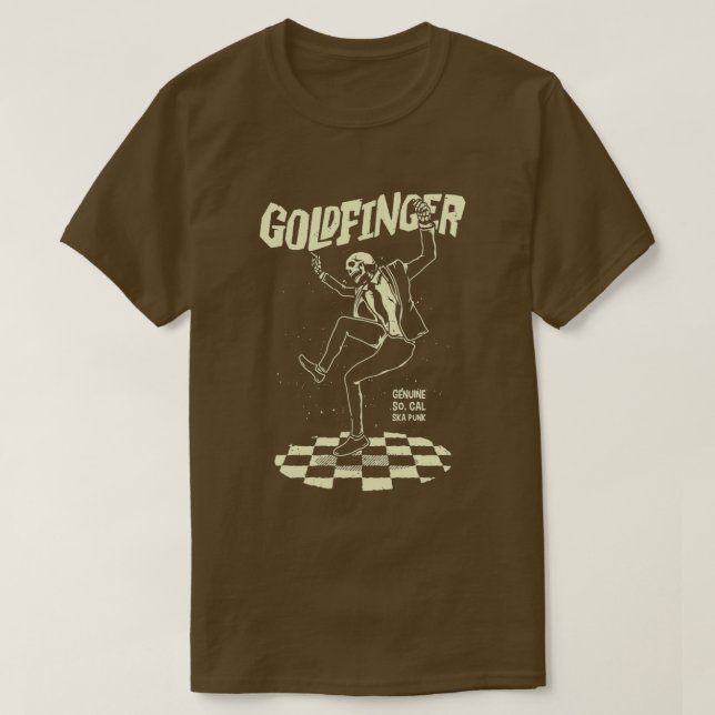 Camiseta Goldfinger Genuine So (Frente do Design)