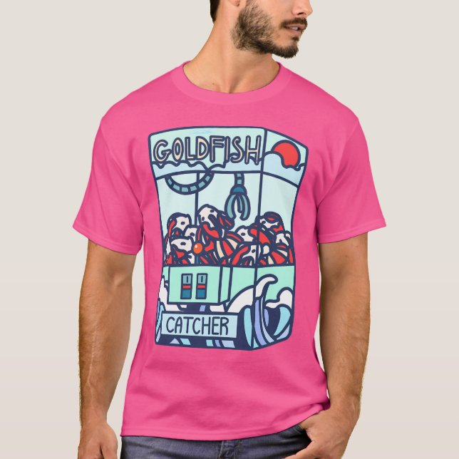 Camiseta Goldfish Koi Claw Machine (Frente)