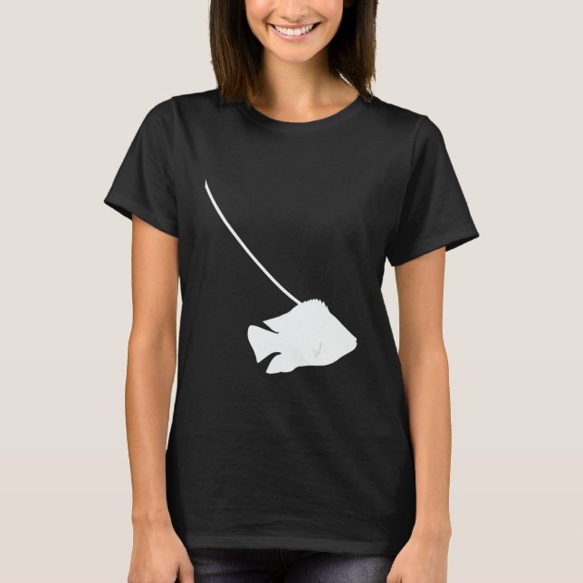 Camiseta Goldfish on a Leash Fish Pet Aquarium Animal Zoo C (Frente)