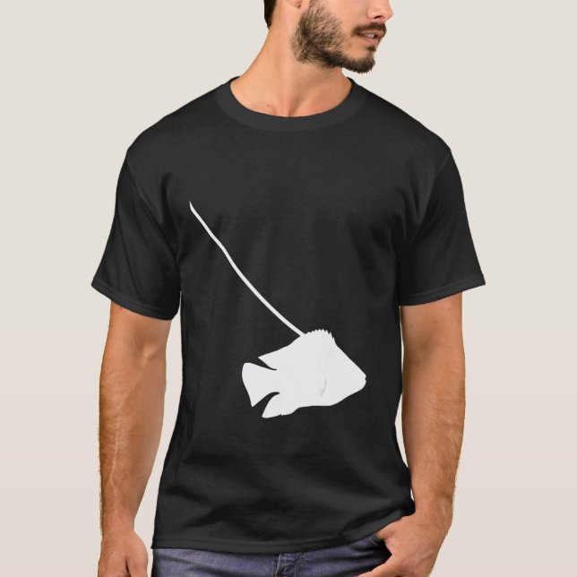 Camiseta Goldfish on a Leash Fish Pet Aquarium Animal Zoo C (Frente)
