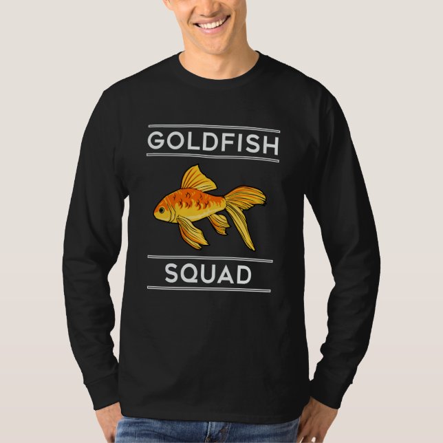 Camiseta Goldfish Squad Ironic Saying Aquaristics Hobby (Frente)