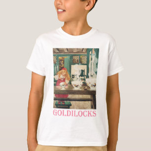 Camiseta Goldilocks e os três ursos