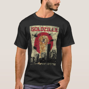 Camiseta Goldzilla - Dono de Cachorro Retriever Golden Amor