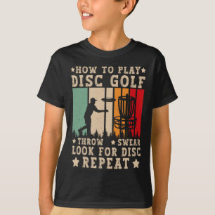 Camiseta Goleador de Disco Como Jogar Golfe de Disco Engraç