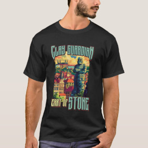 Camiseta Golem da Lenda do Rabino Judeu de Praga Homem de A