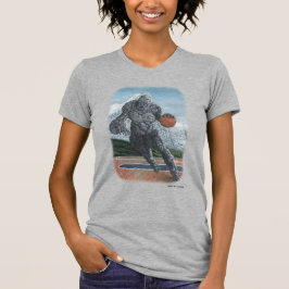 Camiseta Golem Jogando Basquete Esportes Fantasia Art Shirt