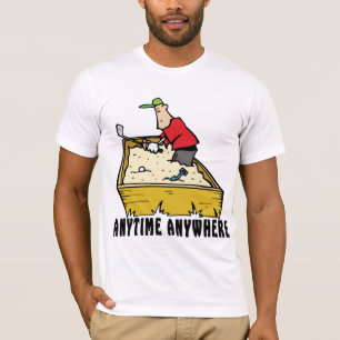 Camiseta Golf a qualquer momento em qualquer lugar o