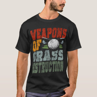 Camiseta Golf Antigo Retro Armas De Grama