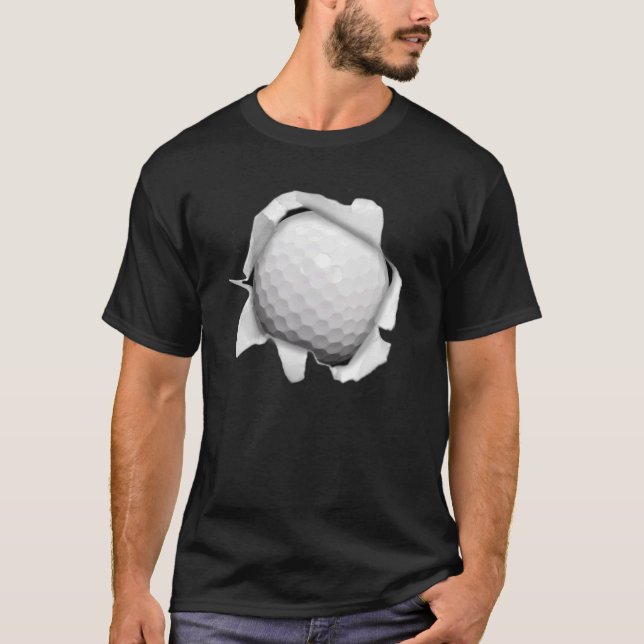 Camiseta Golf Ball E Wallpaper Golfer Golfing Men G (Frente)