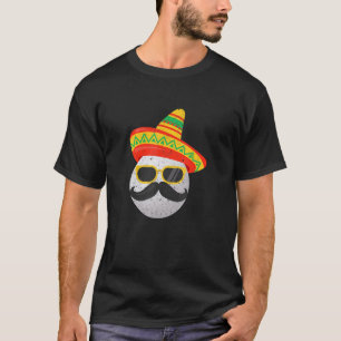Camiseta Golf Ball Mustache Mexicano Fiesta Sports México P