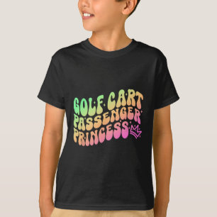Camiseta Golf Cart Penger Princess Roupa