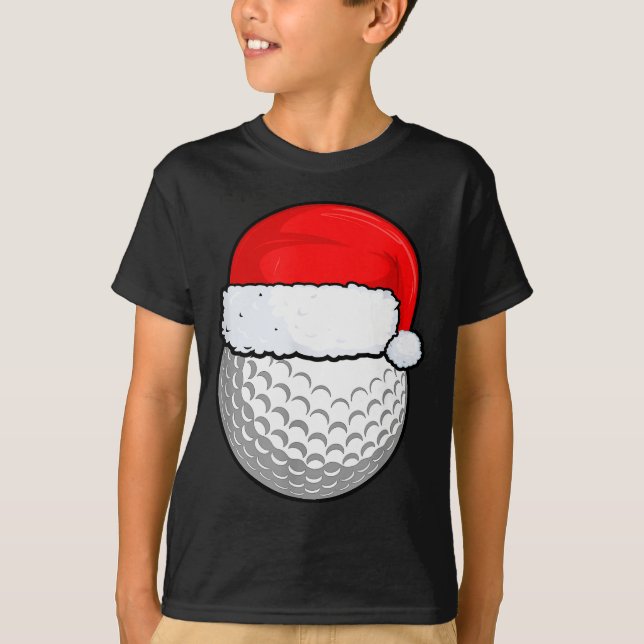 Camiseta Golf Christmas Pajama Shirt, Men Women Kids  (Frente)