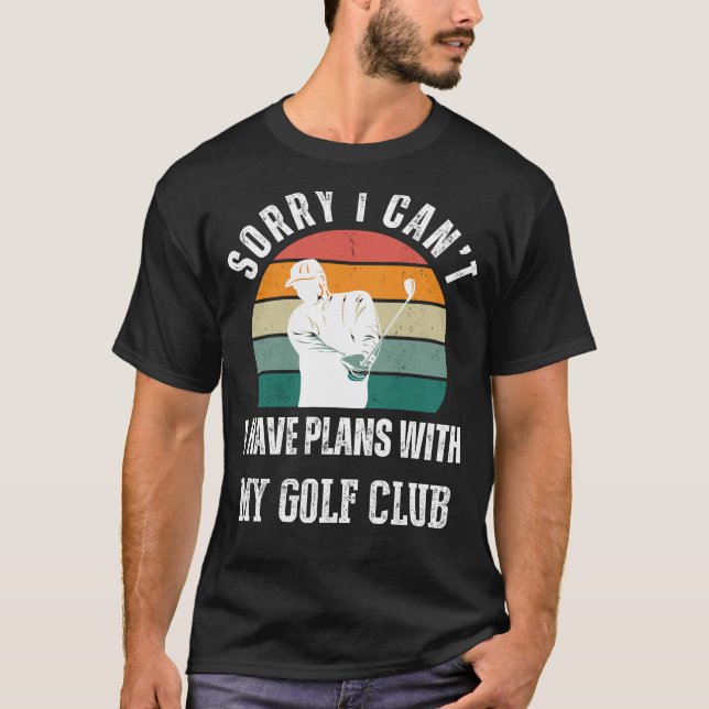 Camiseta Golf Club Planta Tee: Mergulhe no Humor e Esportes (Frente)