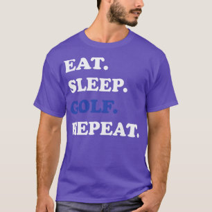 Camiseta Golf Coma Dormir Golfe Repetir