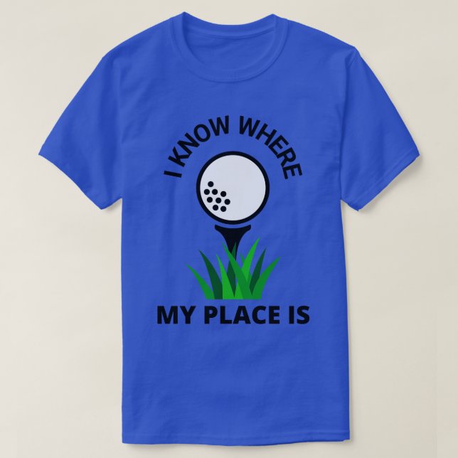 Camiseta Golf Course Golfer Divertido Engraçado Golfe (Frente do Design)